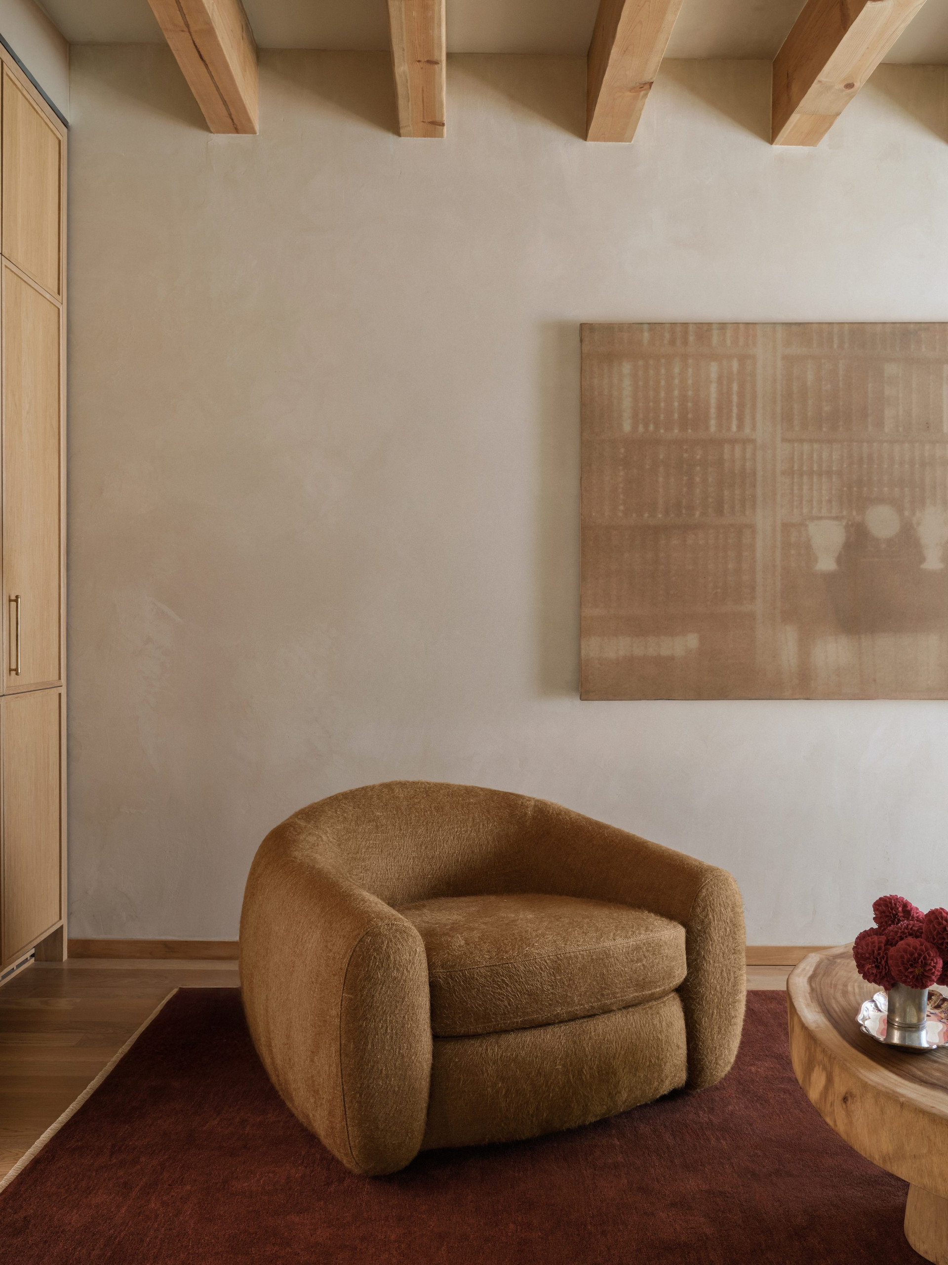 A.L. Studio swivel chair in a living space