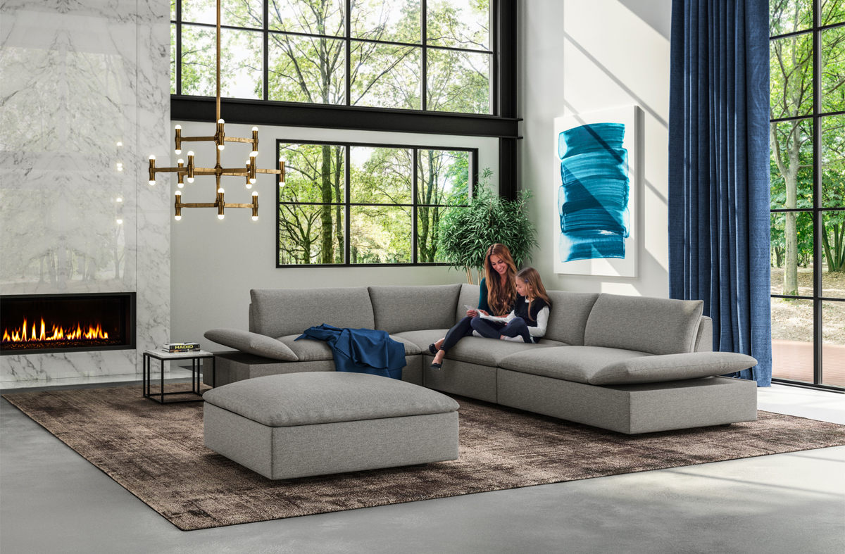customizable sectional and chair